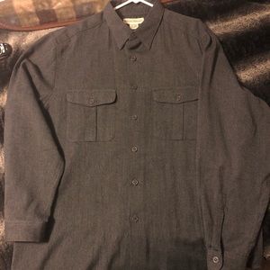 Banana republic button down wool dress shirt..